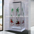 new arrival with color glass prefabricated bathroom